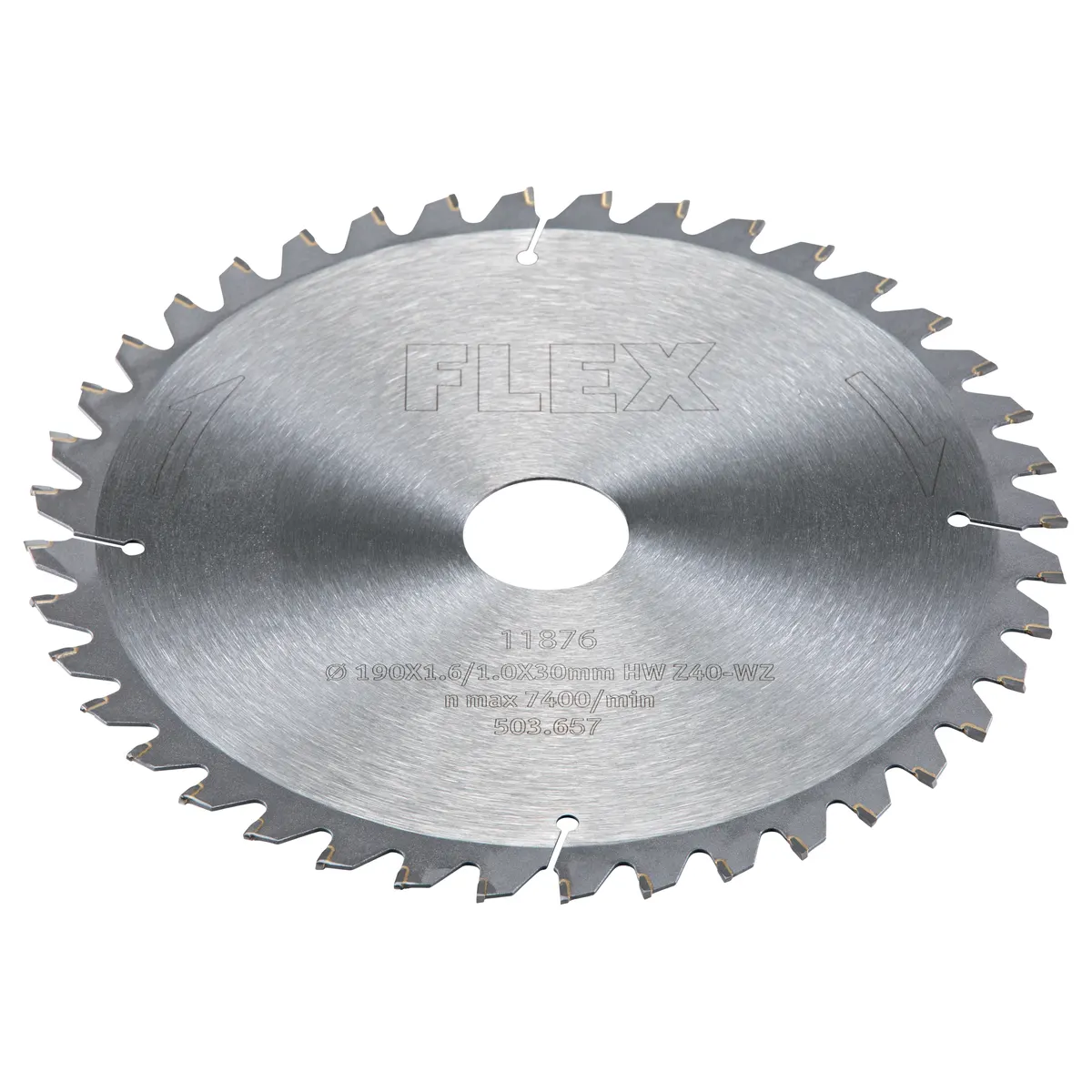 Pyörösahanterä D190x1.6×30 HW Z40 WZ/5°