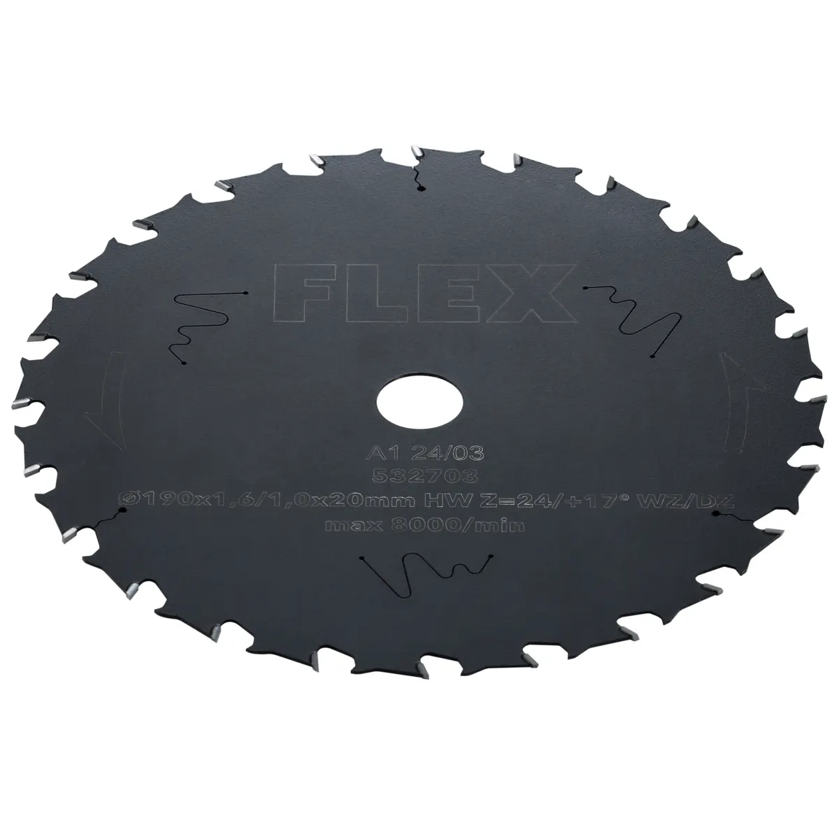 FLEX D190x1,6/1,0×20 HW Z 24 pyörösahanterä